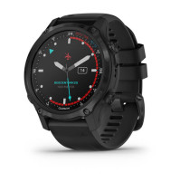 Descent Mk2S, Carbon Grey DLC with Black Silicone Band - 010-02403-04 - Garmin